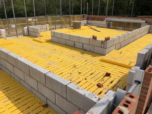 Safety decking for new builds near Blackpool, Lancashire
